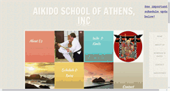 Desktop Screenshot of aikidoschoolofathens.com