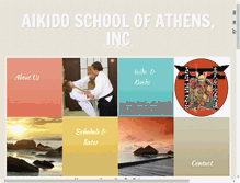 Tablet Screenshot of aikidoschoolofathens.com